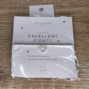 New! Katie Loxton A Little “Excellent Eighty” Bracelet